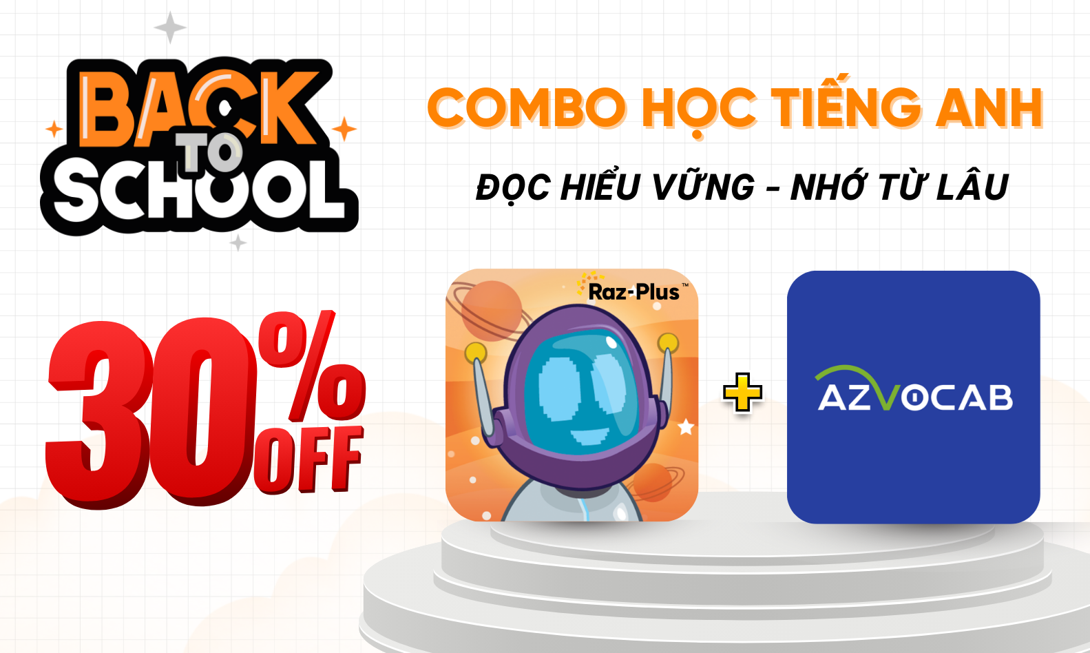 Back to School: Ưu đãi 30% cho combo học Tiếng Anh siêu tốc